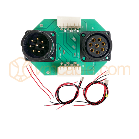 K1 speaker connector, 8-pin speaker rear panel socket 