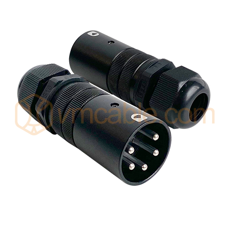 VM-EP5-12BL MALE, 5-Pin Connector Male 