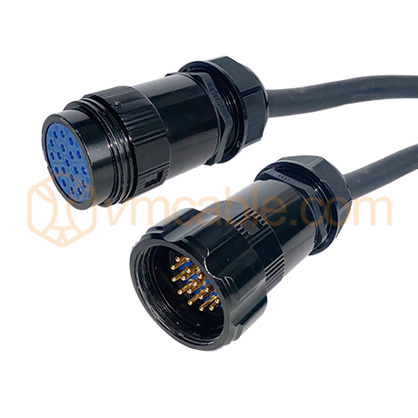 Power Distribution Systems , Socapex 1 x 19-pole female/Socapex 1 x 19-pole male