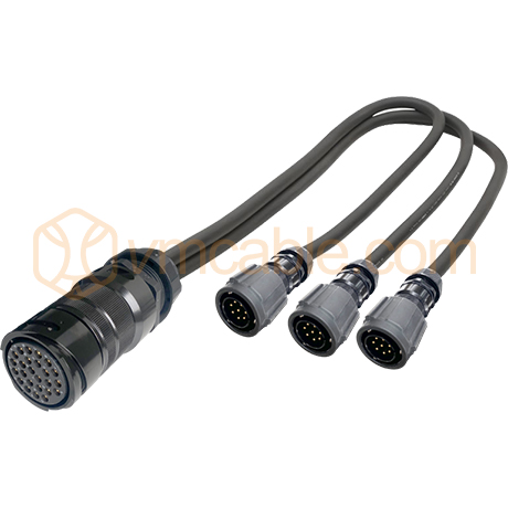 VM-FEV7B-3, Speaker cable fan-out for large sound systems VM-SPM840 | Tourlock / Tourlock