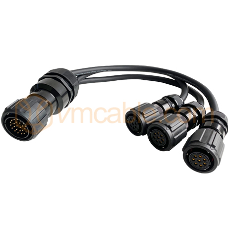 VM-MEV7B-3, Speaker cable fan-out for large sound systems VM-SPM840 | Tourlock / Tourlock