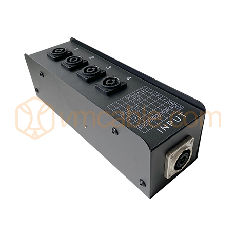 8NLT4, Neutrik NLT8 MPXX Break Out Box, 4 ways Neutrik NLT4 MPXX, Custom