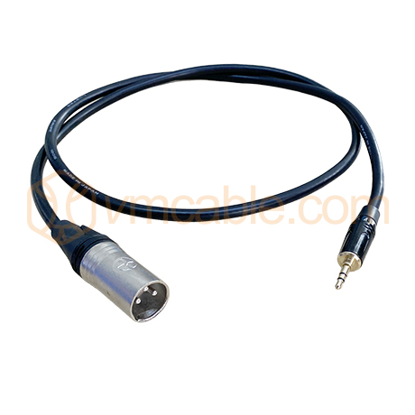 VM-3.5TXLR-1, Audio Cable / Instrument cable, CANARE L-2T2S, Mini Jack to XLR male