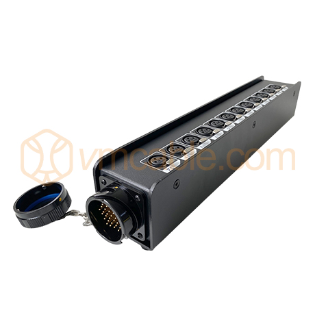 LK037 Break Out Box -> Round-LK-connector ; seperate grounding