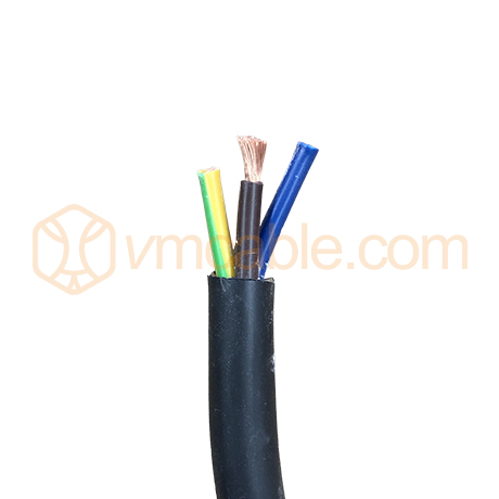VM-H325RN, High-Flex Power Cable, 3x 2,5 mm², Black, PVC