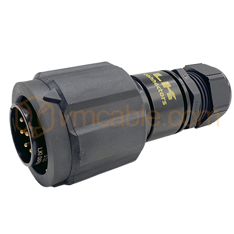 LK connectors LKI08MVP, CA-COM comp, Cable connector, Rund-LK, metal