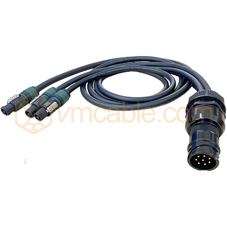 VM-DO3WFILL, For connecting three loudspeakers:  one utilizing NL4 and  two using NL2