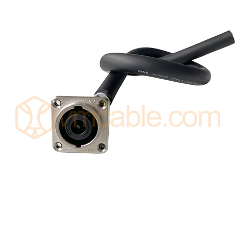 NL8-0100 HJ, 8-Pole panel socket female to bare ends, VM-NL8 MPRXX, 8x 4mm