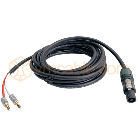 VM-4NL2BM-6, 2 x speaker cable, 2x 1.5mm², Neutrik NL4FXX-W-L to 2x Banana connector