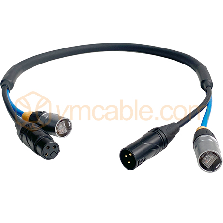 VM-DMCAT.6-0.6, Network & DMX Hybrid Cable, power: 3 x 2,50 mm² x CAT.6