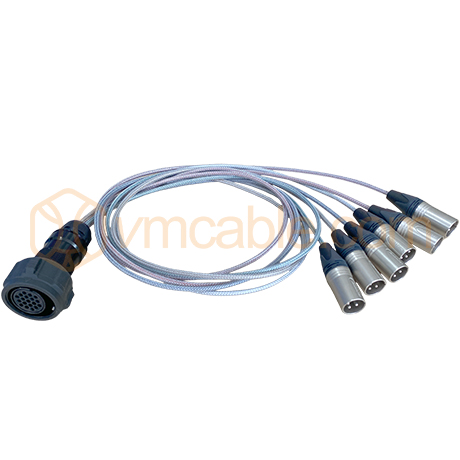 VM-DOMM-1.5, Multicore cable with round VM-LK connector -> Splice 
