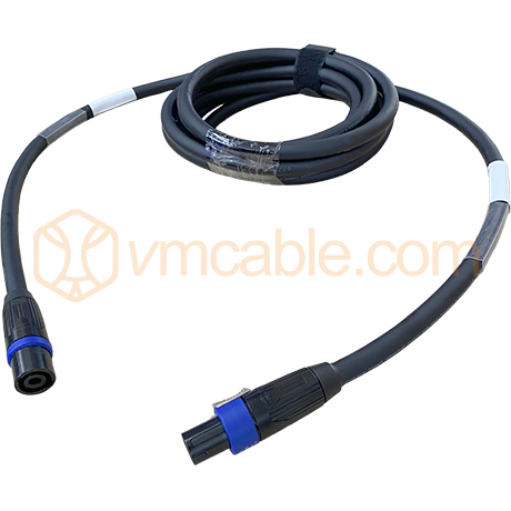 VM-NLT440-5 FMX,4x 4.0 mm² Highly Flexible Speaker Cable, Neutrik NLT4 female and male