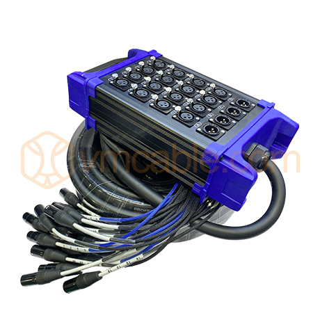 VM-STA16/4-10 Stage Box, 20 channels, Stage Box Multicore Cable with XLR -> XLR