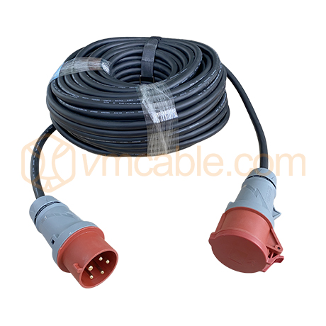 VM-MEN560-10, 32A CEE cable socket, power: 5x 6 mm², MENNEKES CEE / CEE