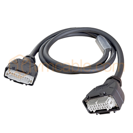 VM-HT1925FM-5, Heavy Duty Powe Cable, 19x 2.5 mm², Heavy Duty cable socket male to female
